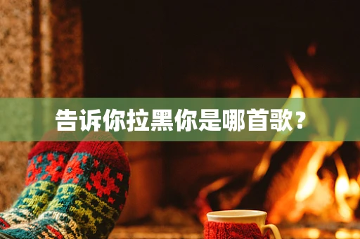告诉你拉黑你是哪首歌？