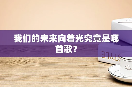 我们的未来向着光究竟是哪首歌？