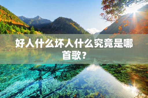 好人什么坏人什么究竟是哪首歌？