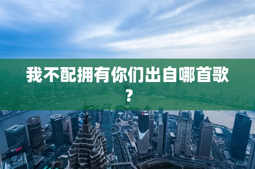 我不配拥有你们出自哪首歌？