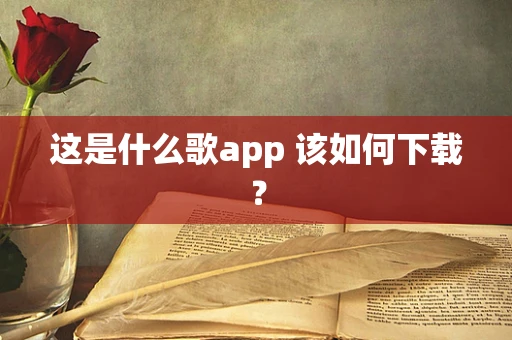 这是什么歌app 该如何下载？