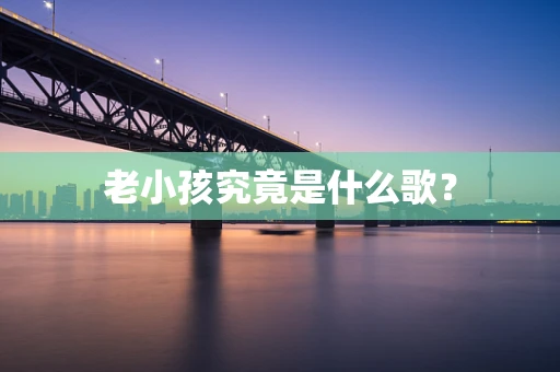 老小孩究竟是什么歌？