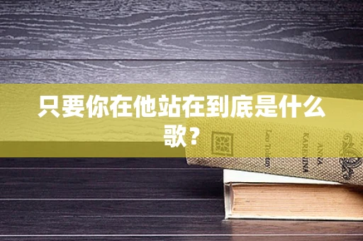 只要你在他站在到底是什么歌？