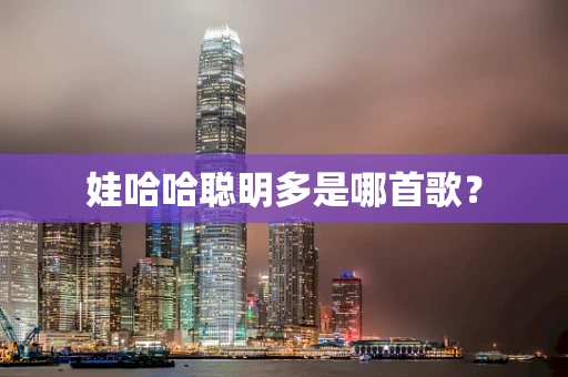 娃哈哈聪明多是哪首歌？