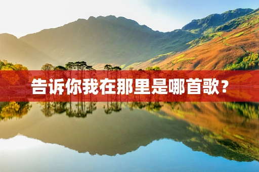 告诉你我在那里是哪首歌？
