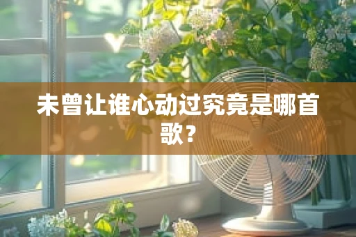未曾让谁心动过究竟是哪首歌？