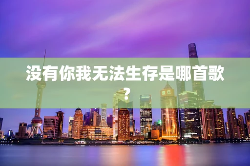 没有你我无法生存是哪首歌？