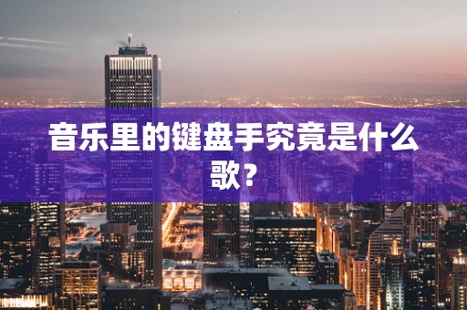 音乐里的键盘手究竟是什么歌？