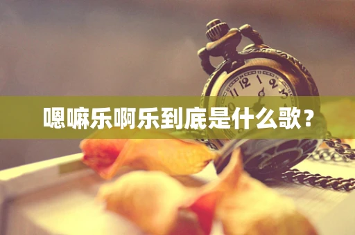 嗯嘛乐啊乐到底是什么歌？