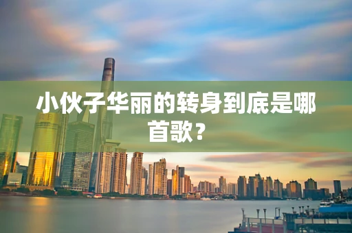 小伙子华丽的转身到底是哪首歌？
