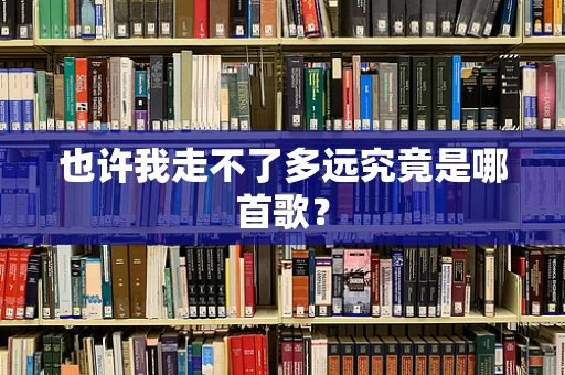 也许我走不了多远究竟是哪首歌？