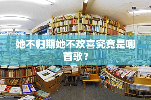 她不归期她不欢喜究竟是哪首歌？