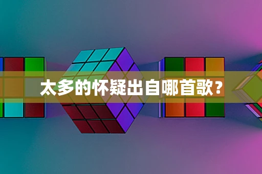太多的怀疑出自哪首歌？
