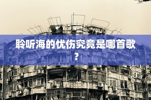 聆听海的忧伤究竟是哪首歌？
