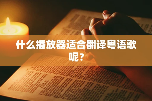什么播放器适合翻译粤语歌呢？