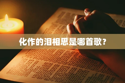 化作的泪相思是哪首歌？