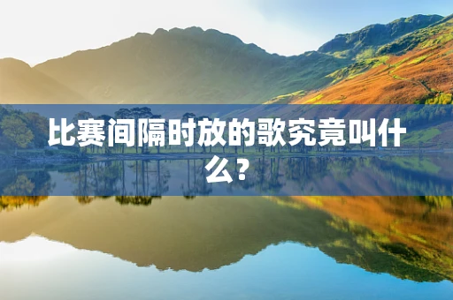比赛间隔时放的歌究竟叫什么？