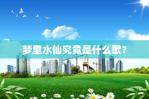 梦里水仙究竟是什么歌？