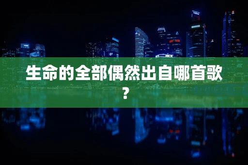 生命的全部偶然出自哪首歌？