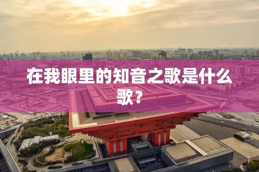 在我眼里的知音之歌是什么歌？