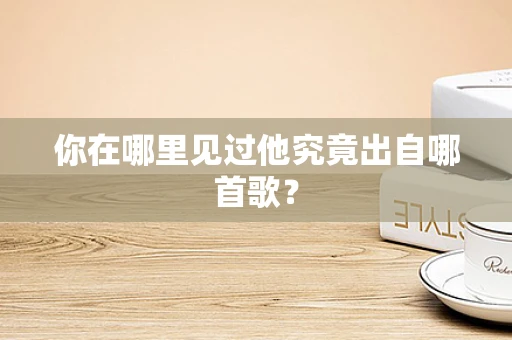 你在哪里见过他究竟出自哪首歌？