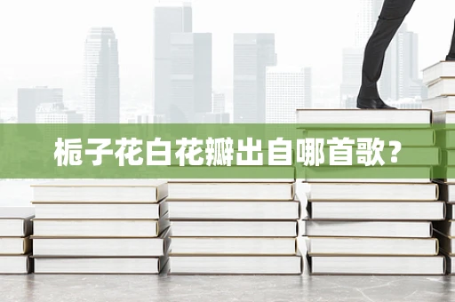栀子花白花瓣出自哪首歌？