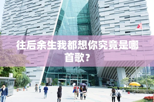往后余生我都想你究竟是哪首歌？