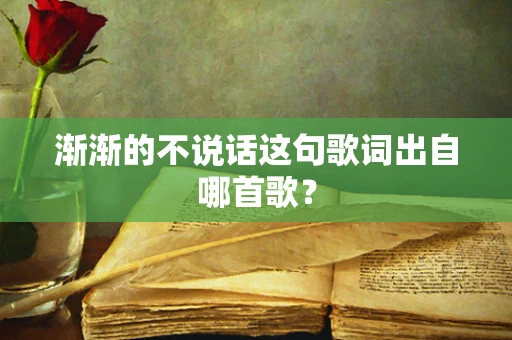 渐渐的不说话这句歌词出自哪首歌？
