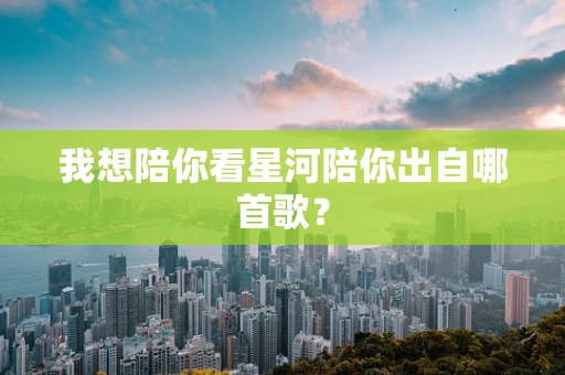 我想陪你看星河陪你出自哪首歌？
