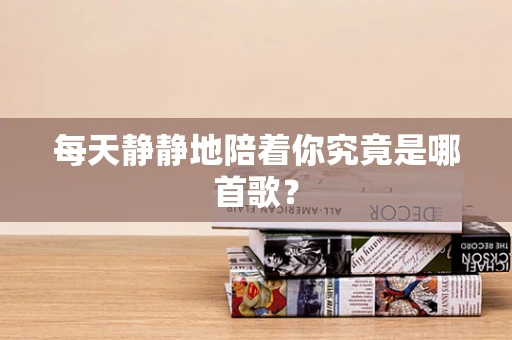 每天静静地陪着你究竟是哪首歌？