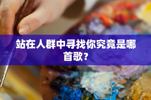 站在人群中寻找你究竟是哪首歌？