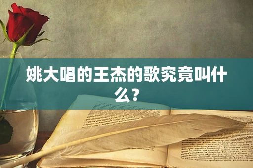 姚大唱的王杰的歌究竟叫什么？