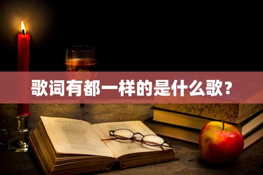 歌词有都一样的是什么歌？