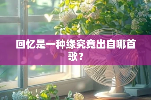 回忆是一种缘究竟出自哪首歌？