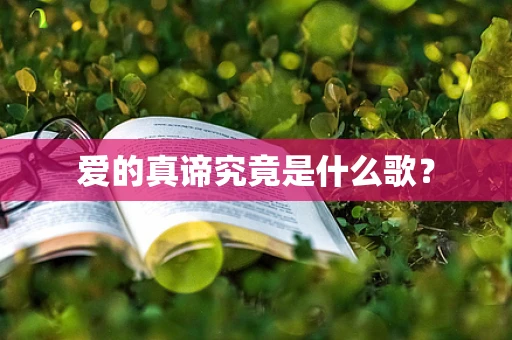 爱的真谛究竟是什么歌？