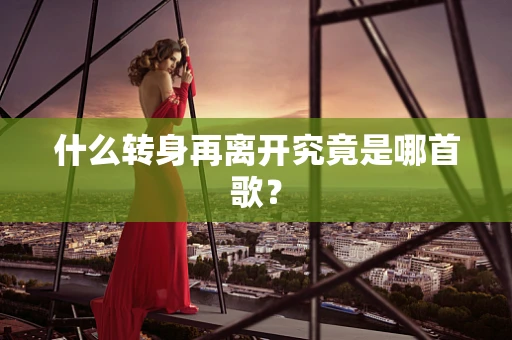 什么转身再离开究竟是哪首歌？