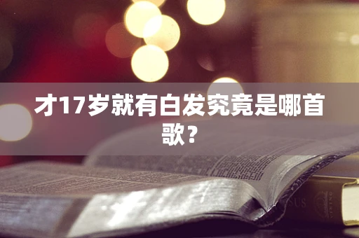 才17岁就有白发究竟是哪首歌？