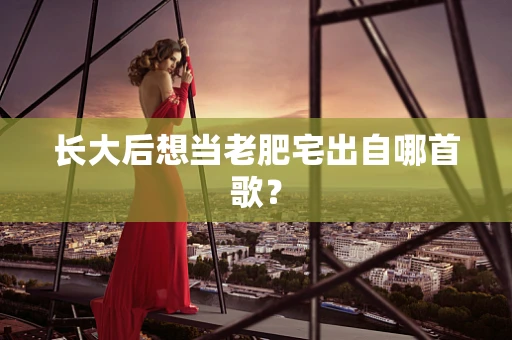 长大后想当老肥宅出自哪首歌？