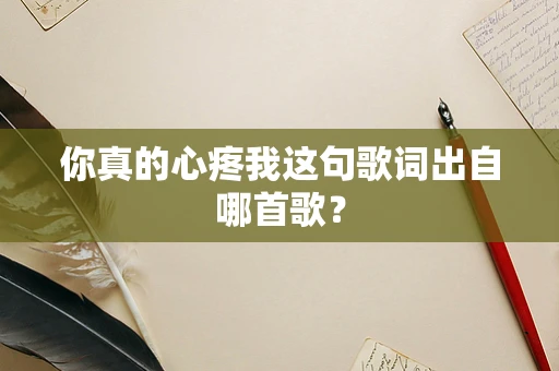 你真的心疼我这句歌词出自哪首歌？