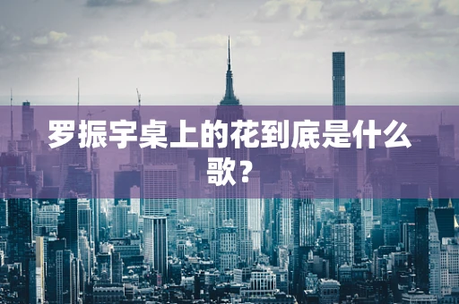 罗振宇桌上的花到底是什么歌？