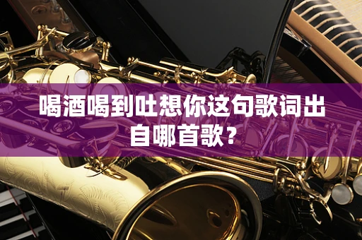 喝酒喝到吐想你这句歌词出自哪首歌？