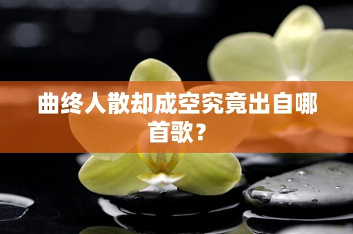 曲终人散却成空究竟出自哪首歌？