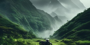 骑摩托穿过秦岭出自哪首歌？