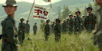 战友们勇敢起来吧出自哪首歌？