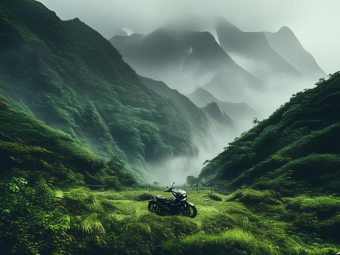 骑摩托穿过秦岭出自哪首歌？