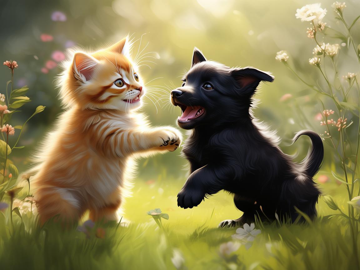 小猫和小狗打起来究竟是什么歌？